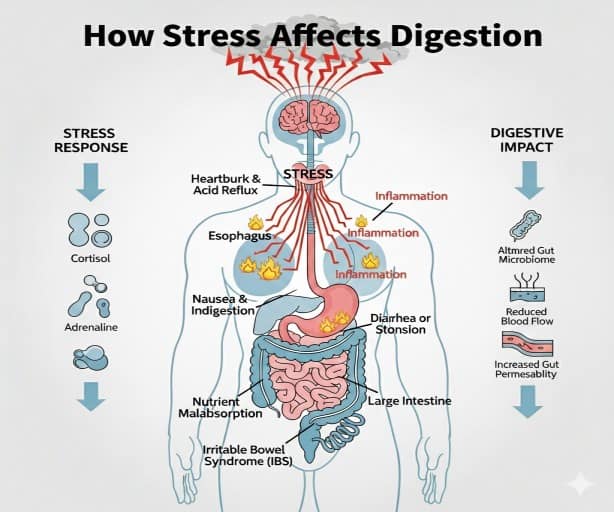 How Stress Affects Digestion