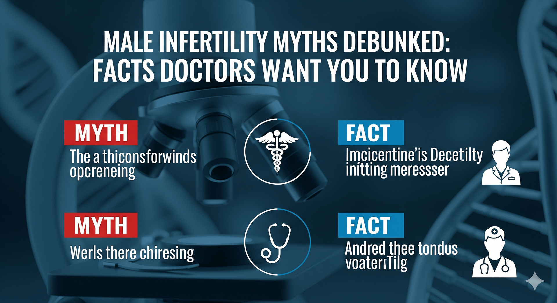 You are currently viewing Male Infertility Myths Debunked: Facts Doctors Want You to Know